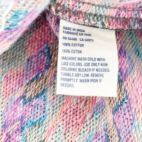 American Eagle Outfitters 4 Multicolor Aztec Print Mini Skirt Back Zipper Boho - Picture 3 of 12